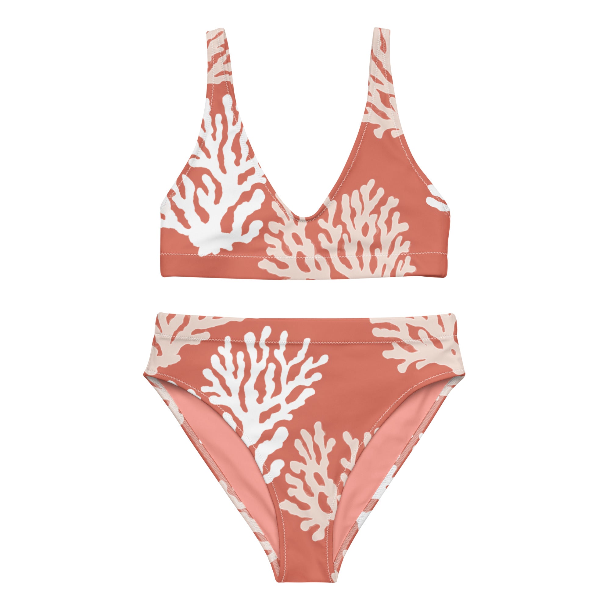 Calix Roots Scuba Bikini Product Markup Front. The bikini made for scuba diving, made to stay put under your wetsuit with UPF 50+ sun protection