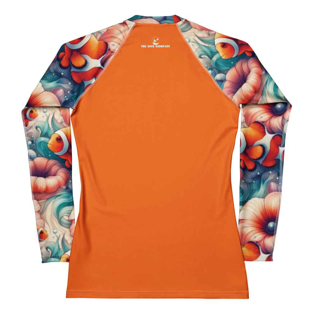 Clownfish Gardens Women's Rash Guard ♻️