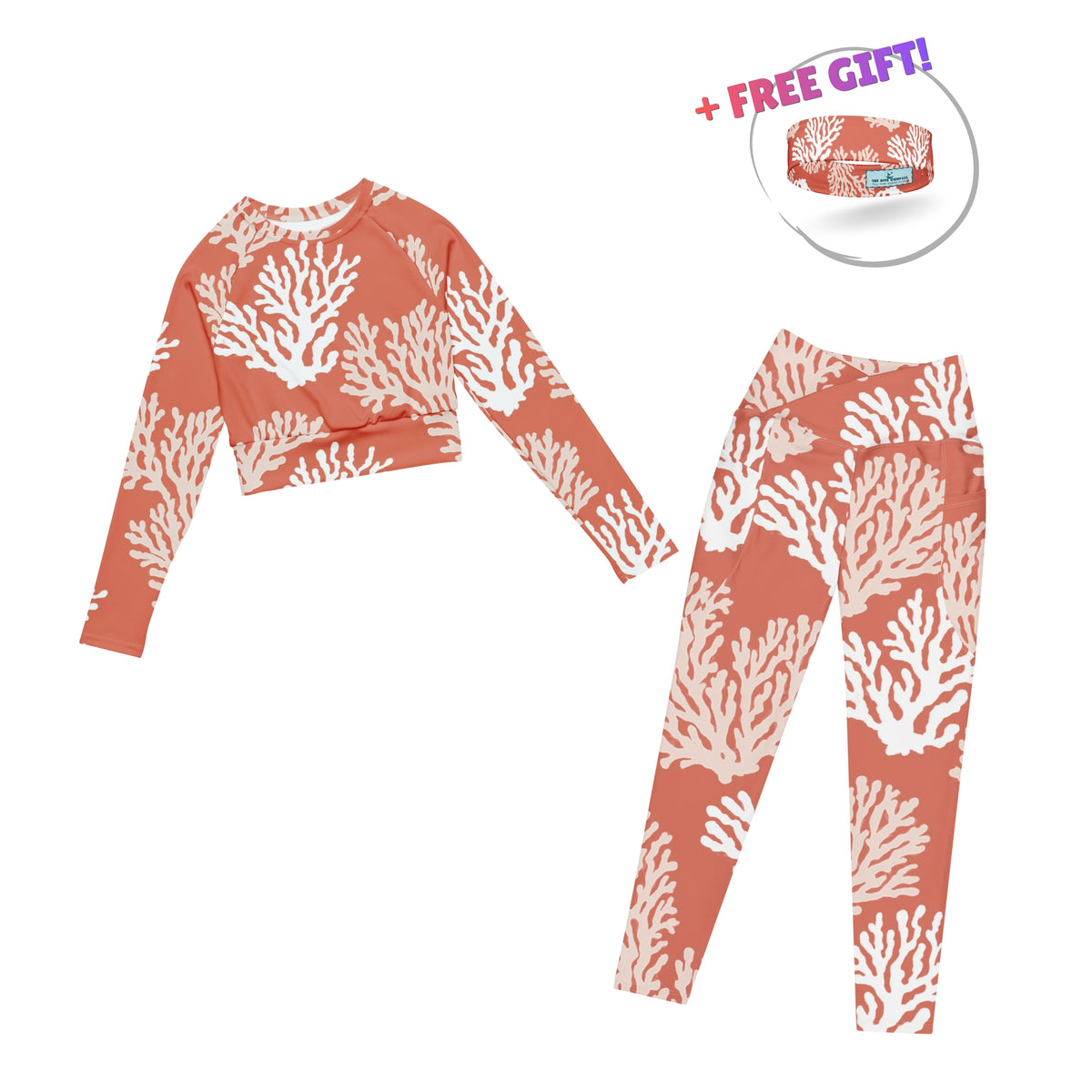 Dive Skins Set - Cropped Rashie + Scuba Leggings (with Pockets!) - CALYX Roots
