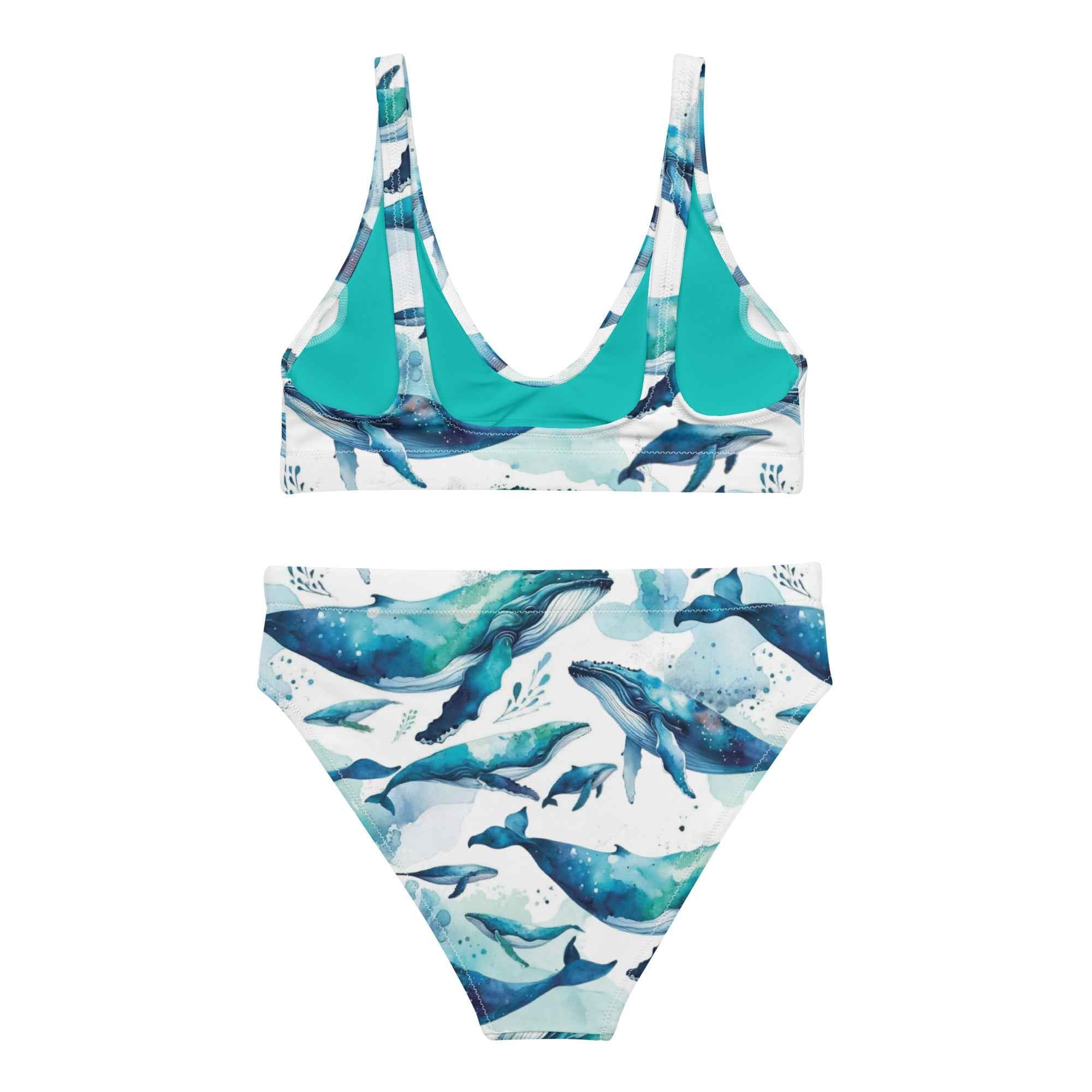 Humpback Dreams Scuba Bikini ♻️ - High Waisted Set