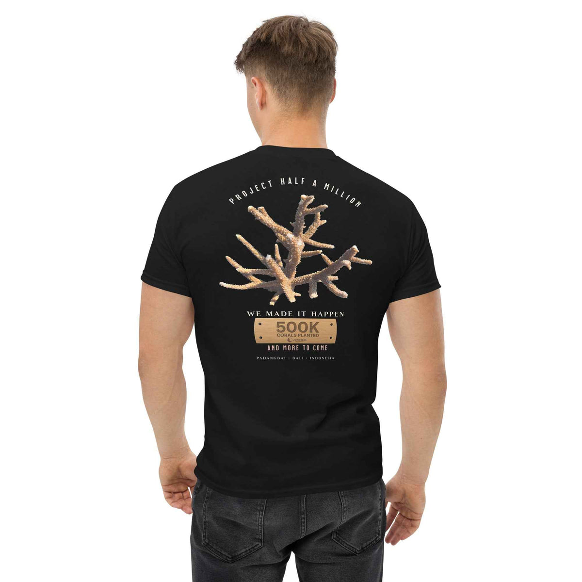 500K Corals Planted Livingseas Donation T-Shirt_OLD