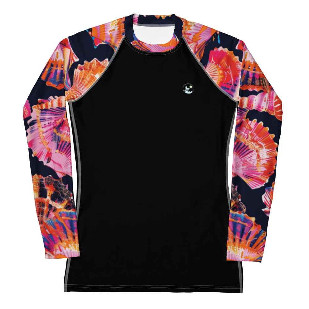 Neon Shells Women's Rash Guard ♻️