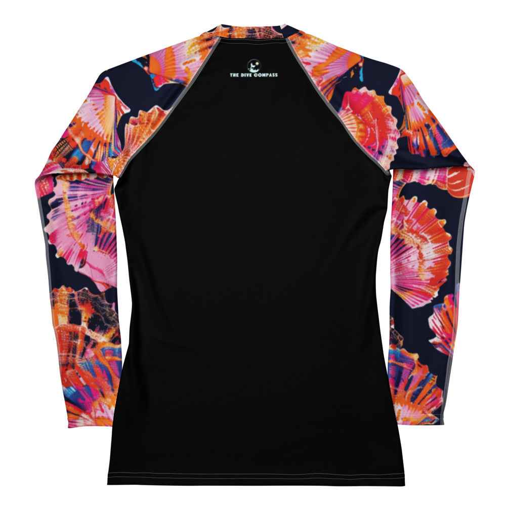 Neon Shells Women's Rash Guard ♻️