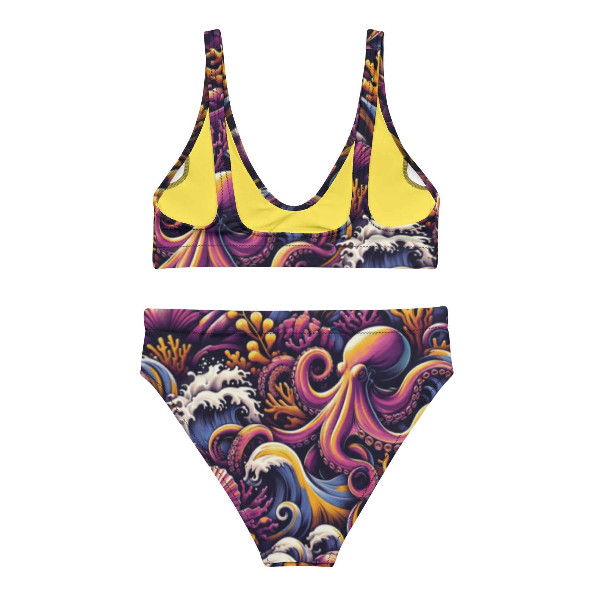 Octopus Ink Scuba Bikini♻️ - High Waisted Set