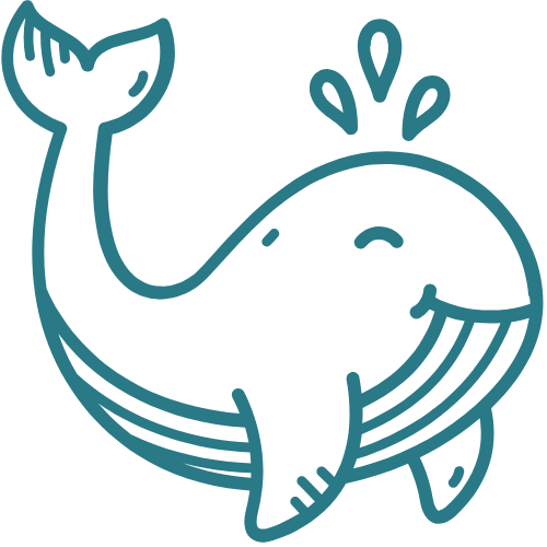 Swimmer inspired by whales.