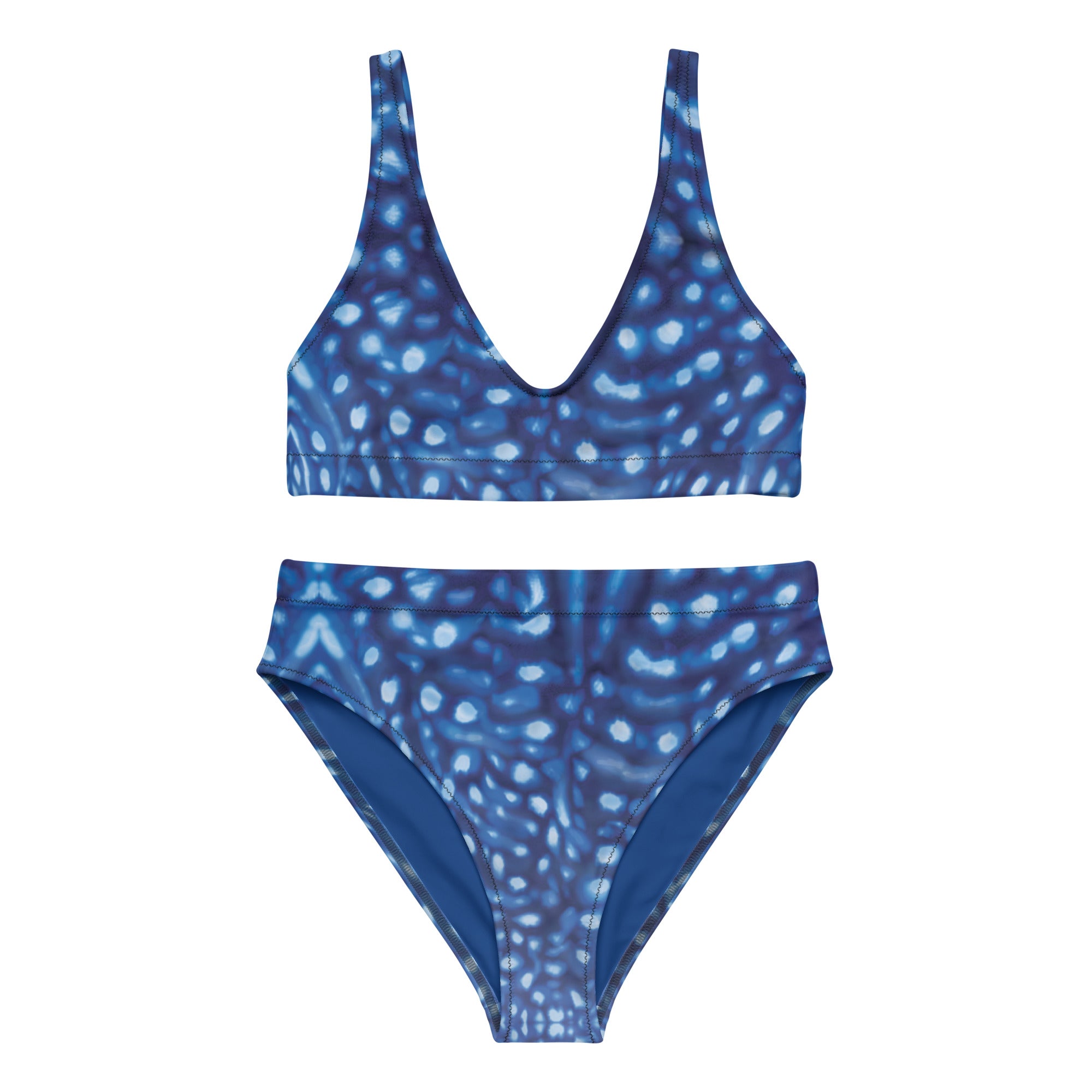 Whale Shark Constellation Scuba Bikini Product Mockup. The bikini made for scuba divers, made to stay put under your wetsuit with UPF 50+ sun protection