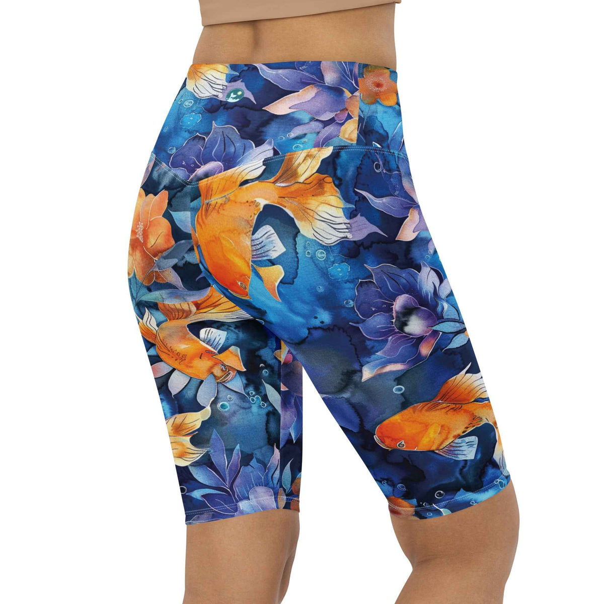 Jasmine Koi Dive Shorts - 8" ♻️