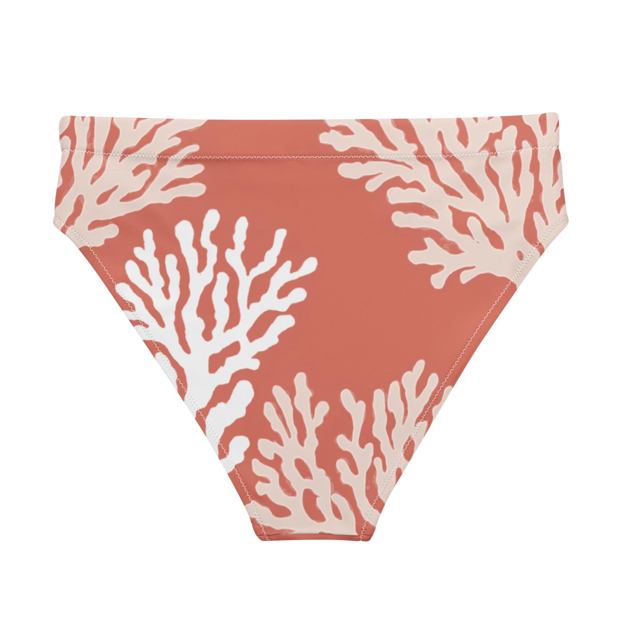CALYX Roots Scuba Bikini Bottom - High Waisted – back view – sustainable scuba swimsuit in soft recycled polyester for ocean lovers