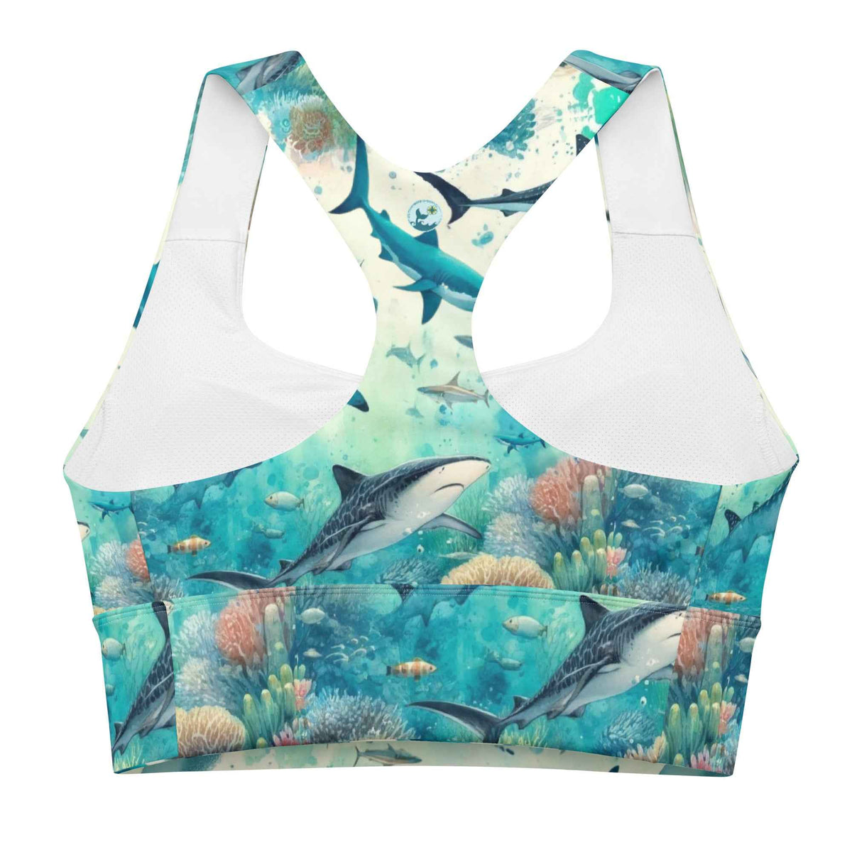 Shark Frenzy High Impact Scuba Top