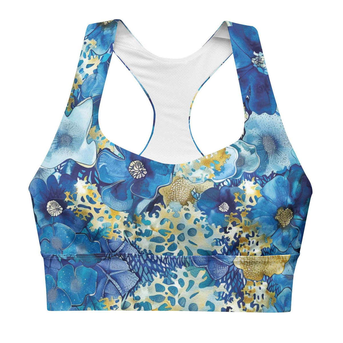 Coral Blossoms High Impact Scuba Top