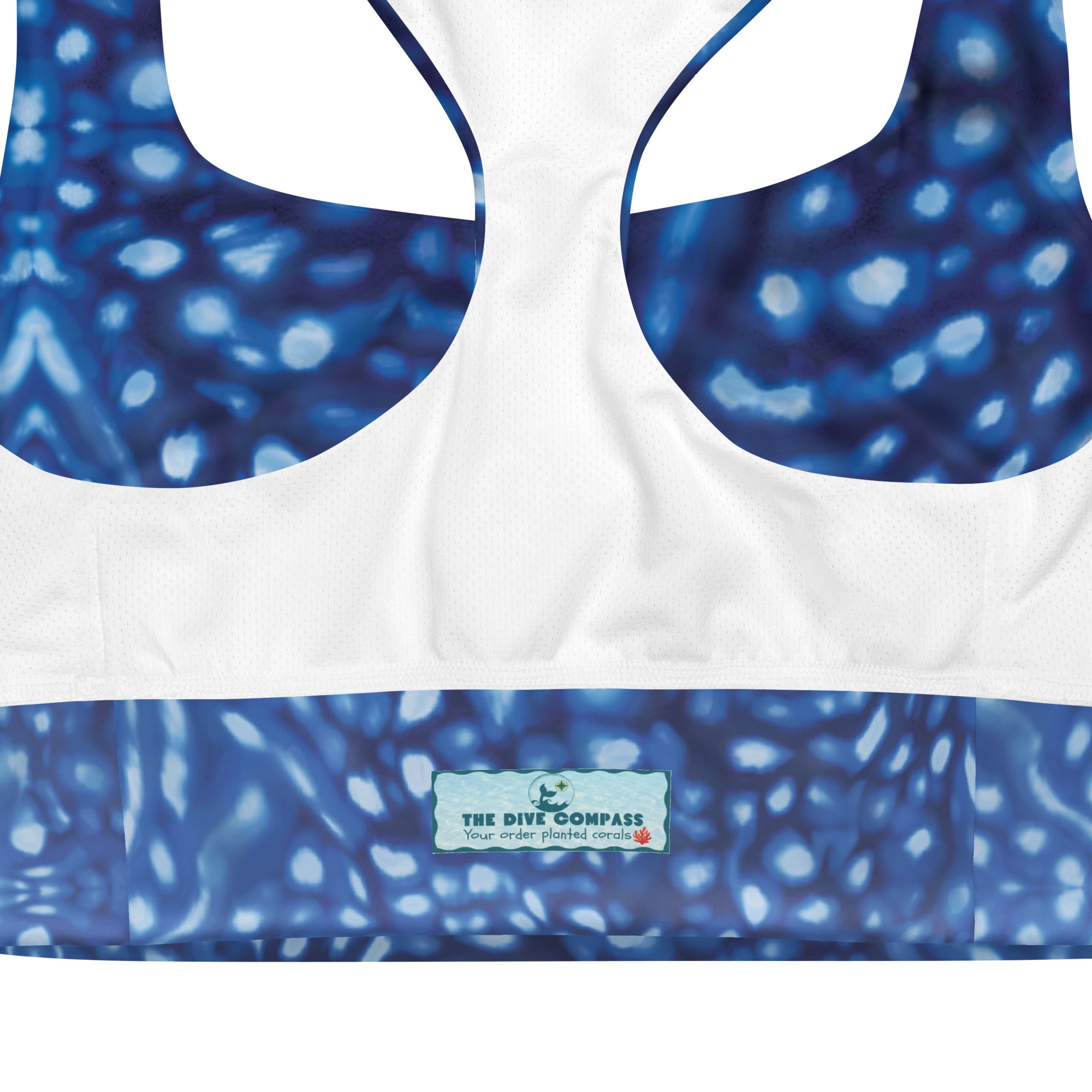 Whale Shark Constellation High Impact Scuba Top – product details – diving bikini for warm water scuba diving and tropical reef snorkeling
