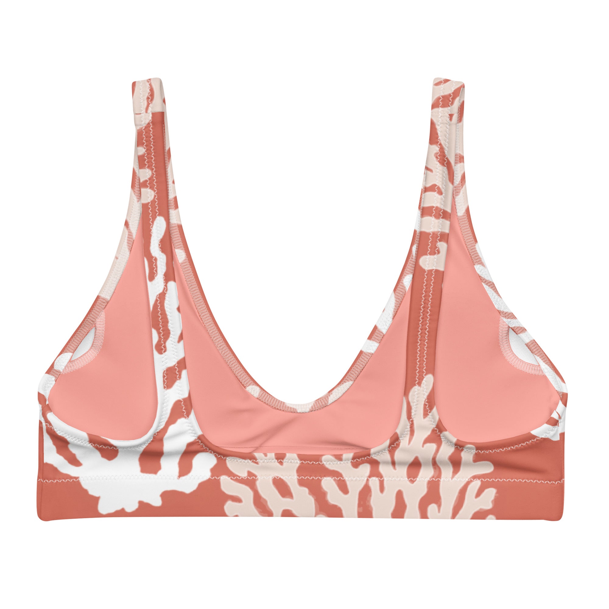 CALYX Roots Scuba Bikini Top – back view – recycled scuba bikini for divers, snorkelers, and warm water adventures