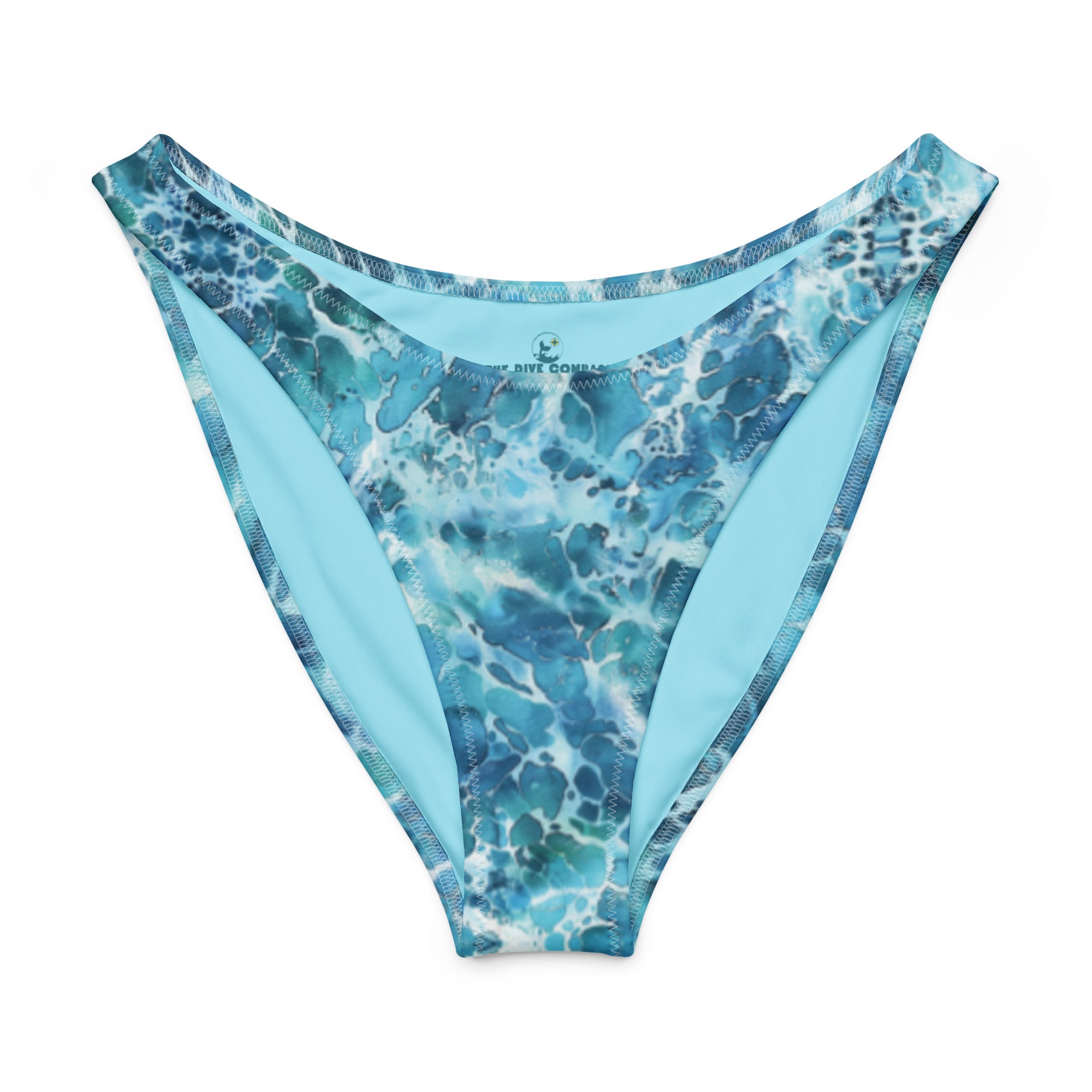 Ocean Serenity Scuba Bikini Bottom – Cheeky – front view – scuba diving swimsuit with UPF 50+ sun protection for tropical reef diving