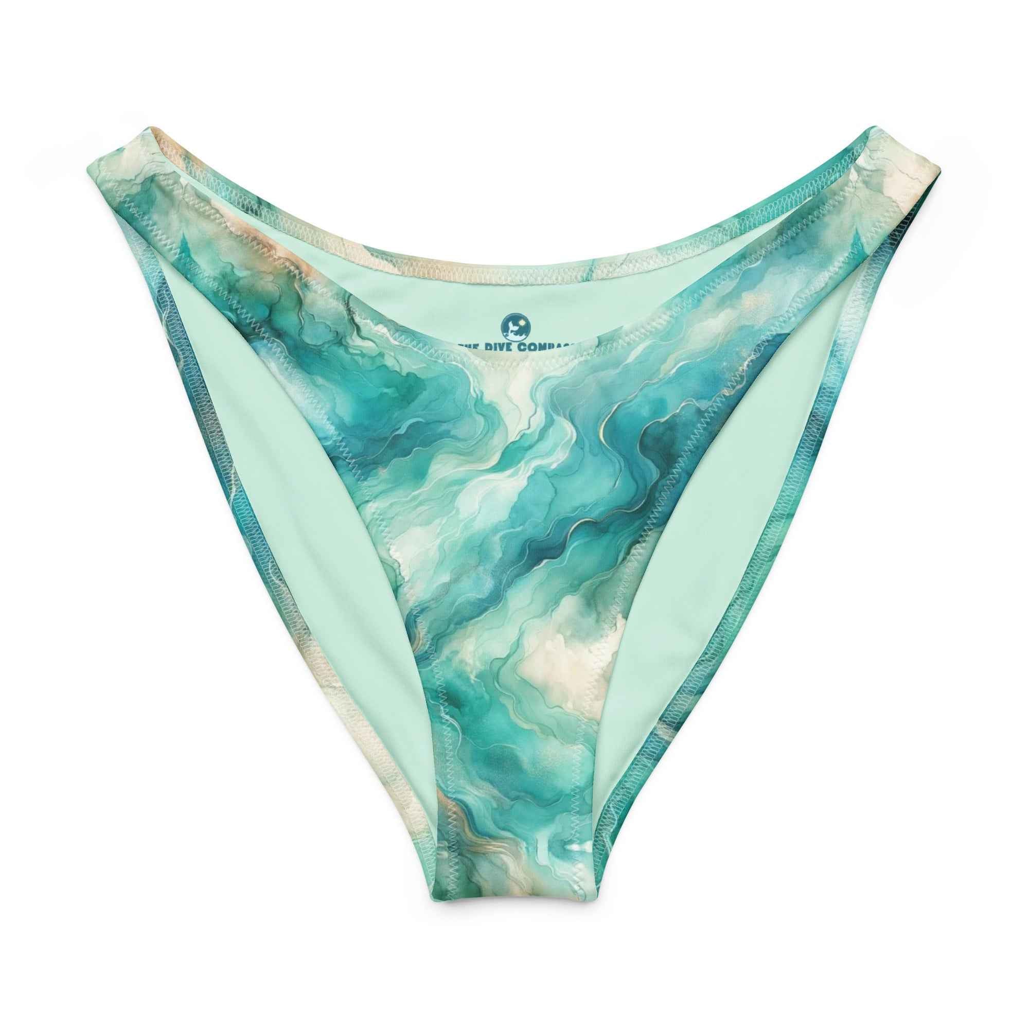 Turquoise Seas Scuba Bikini Bottom ♻️ – Cheeky