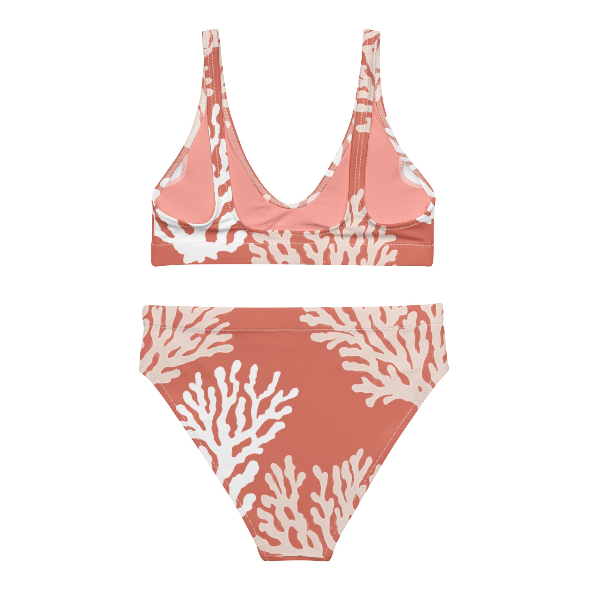 Calyx Roots Scuba Bikini product mock-up back. The bikini is made for scuba divers, made to stay put under your wetsuit with UPF 50+ sun protection