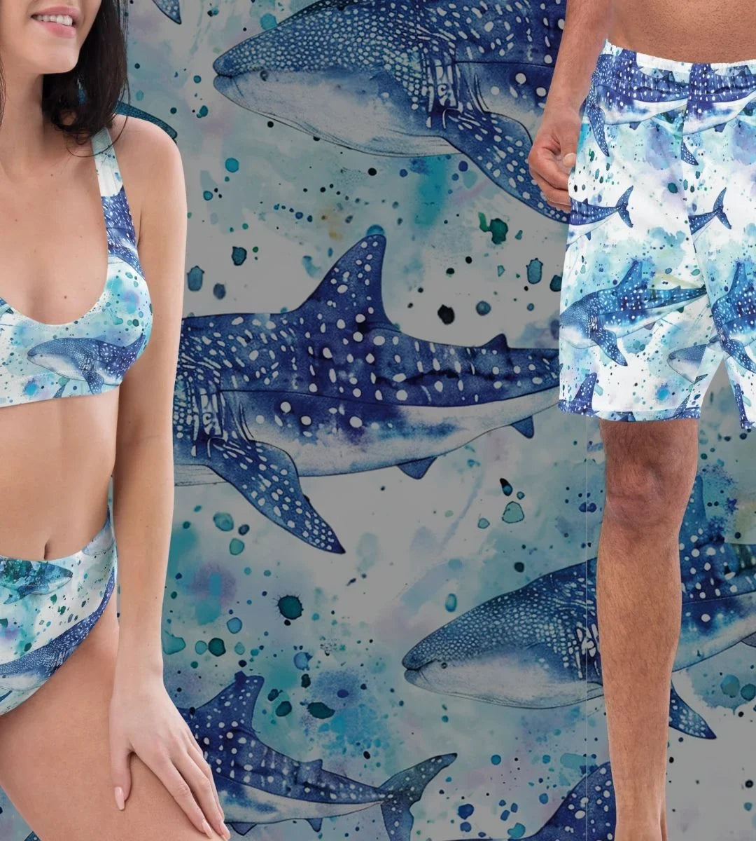 Whimsical Whale Shark Swimwear