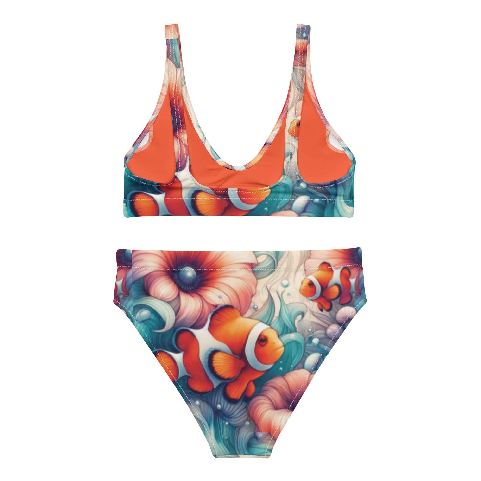Clownfish Gardens Scuba Bikini♻️ - High Waisted Set