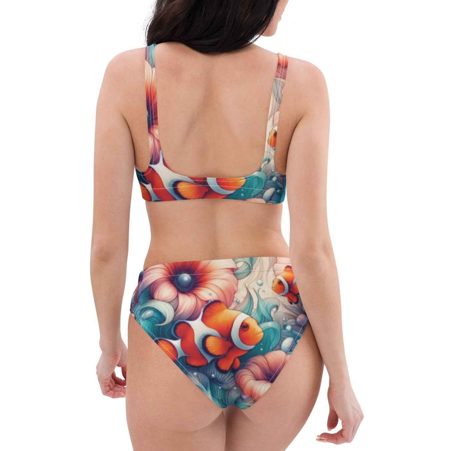 Clownfish Gardens Scuba Bikini♻️ - High Waisted Set