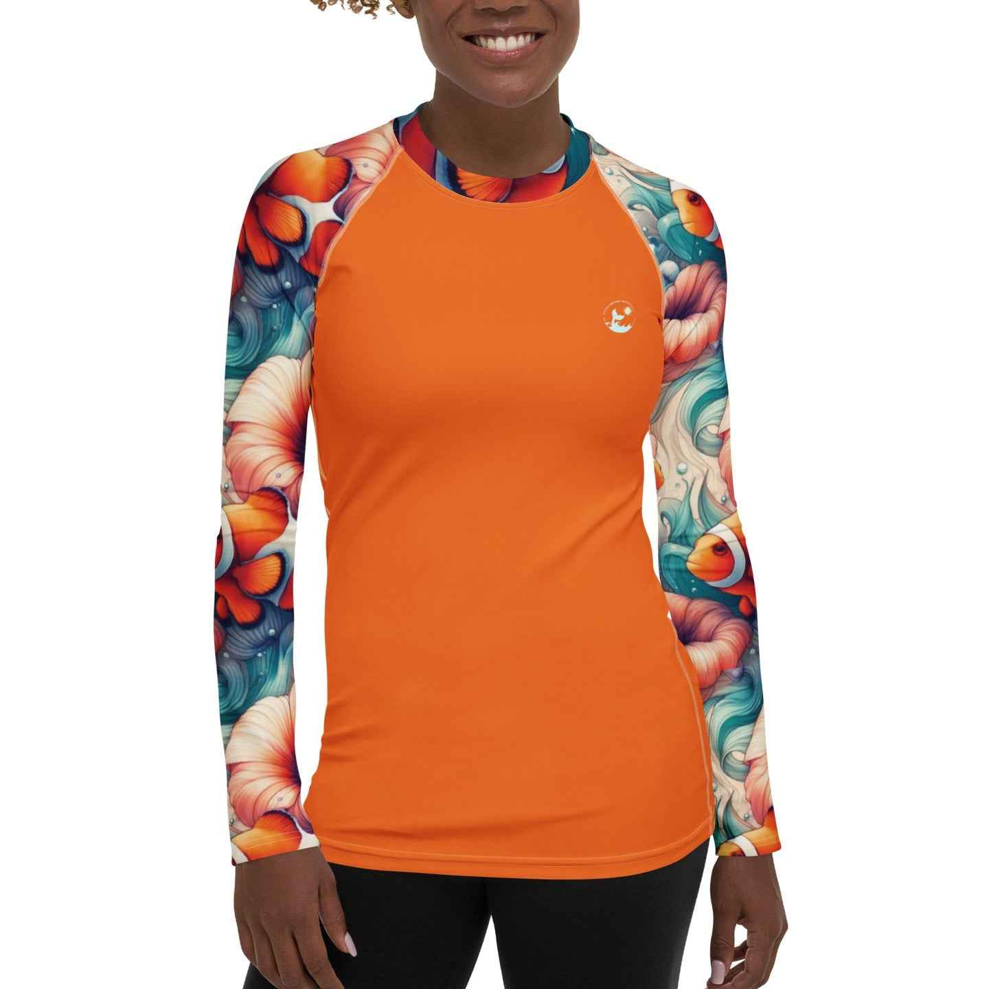 Clownfish Gardens Women's Rash Guard ♻️