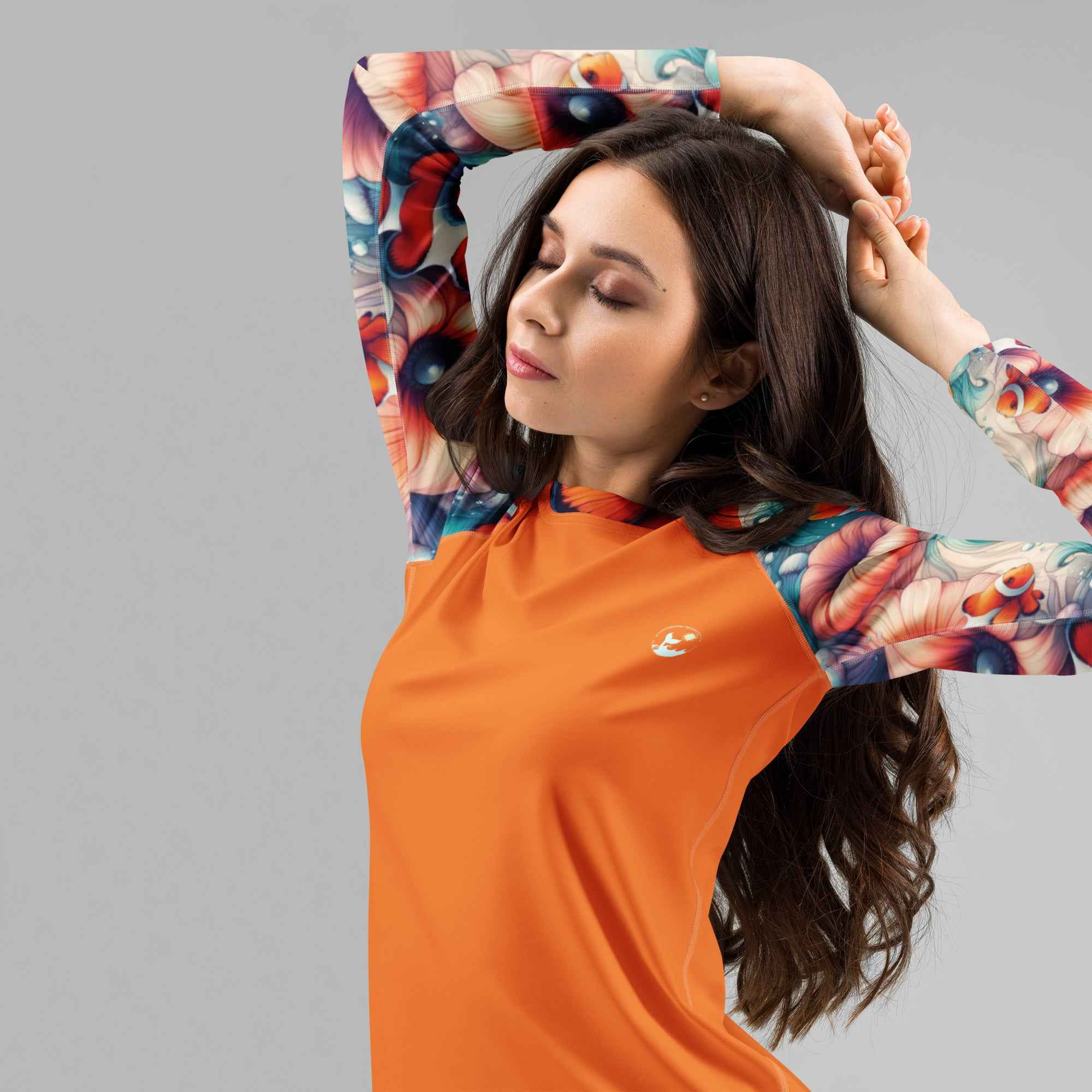 Clownfish Gardens Women's Rash Guard ♻️
