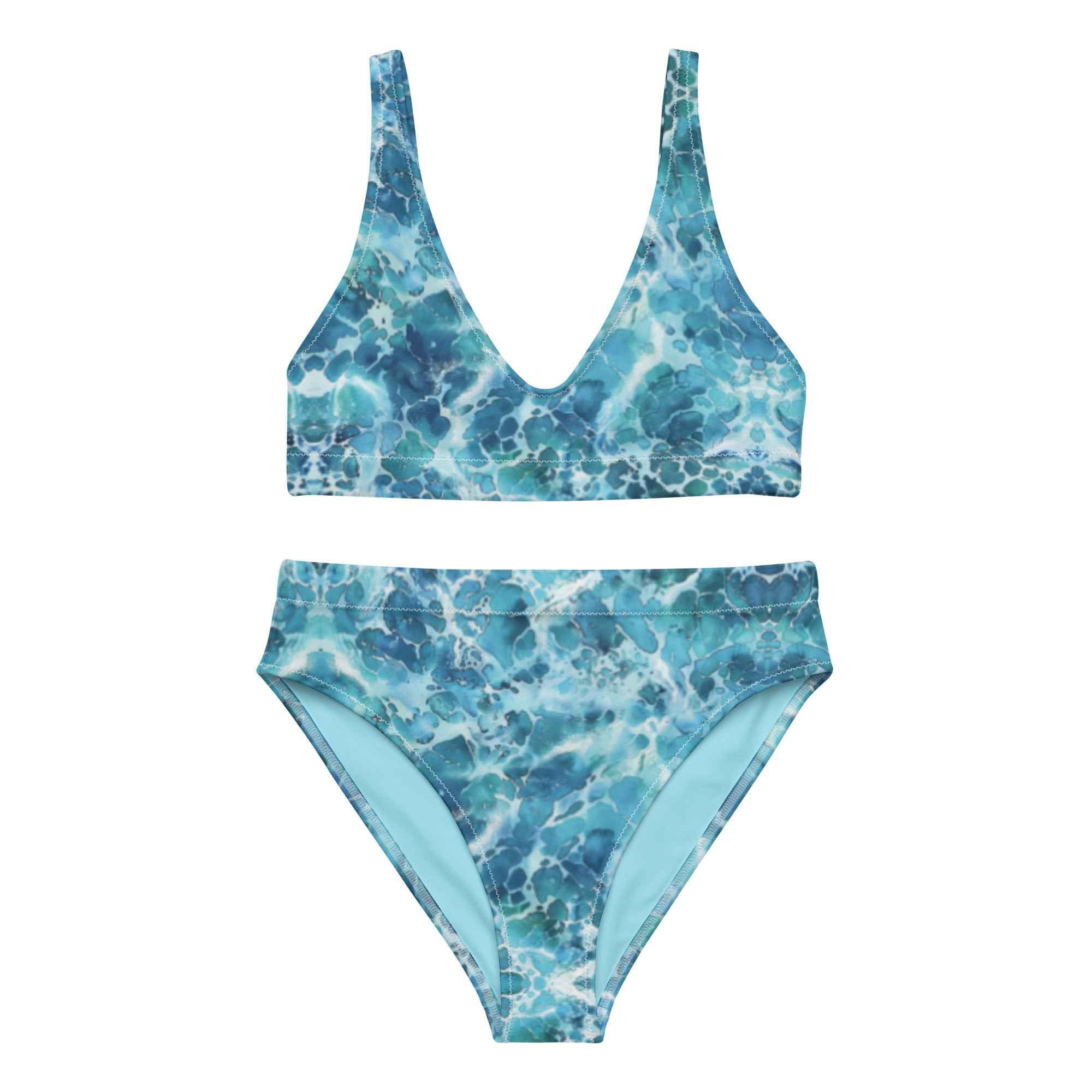 Ocean Serenity Scuba Bikini♻️ - High Waisted Set