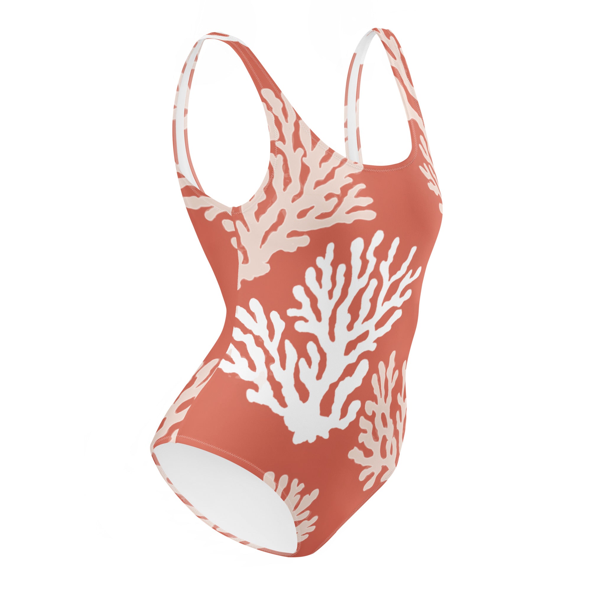 CALYX Roots One-Piece Swimsuit – right side view – diving one piece swimsuit for warm water scuba and reef snorkeling
