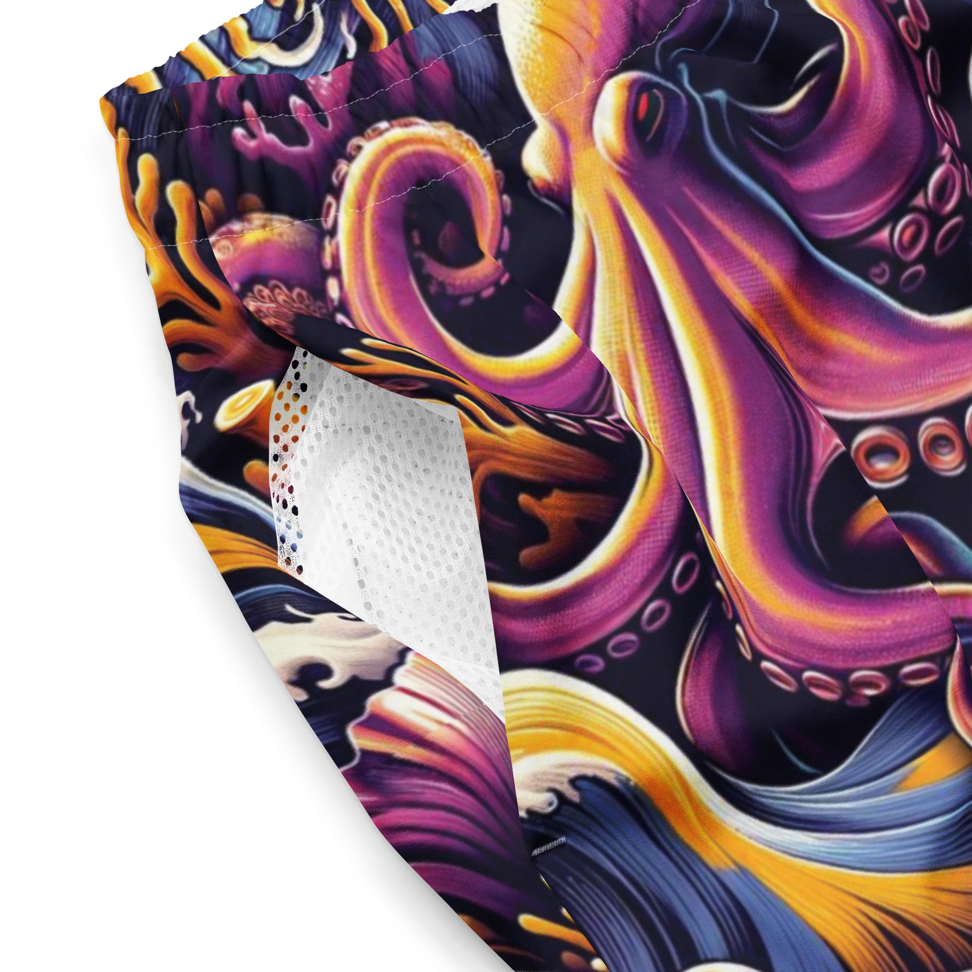 Octopus Ink Swim Trunks – product details – scuba trunks for warm water diving, snorkeling, and reef adventures