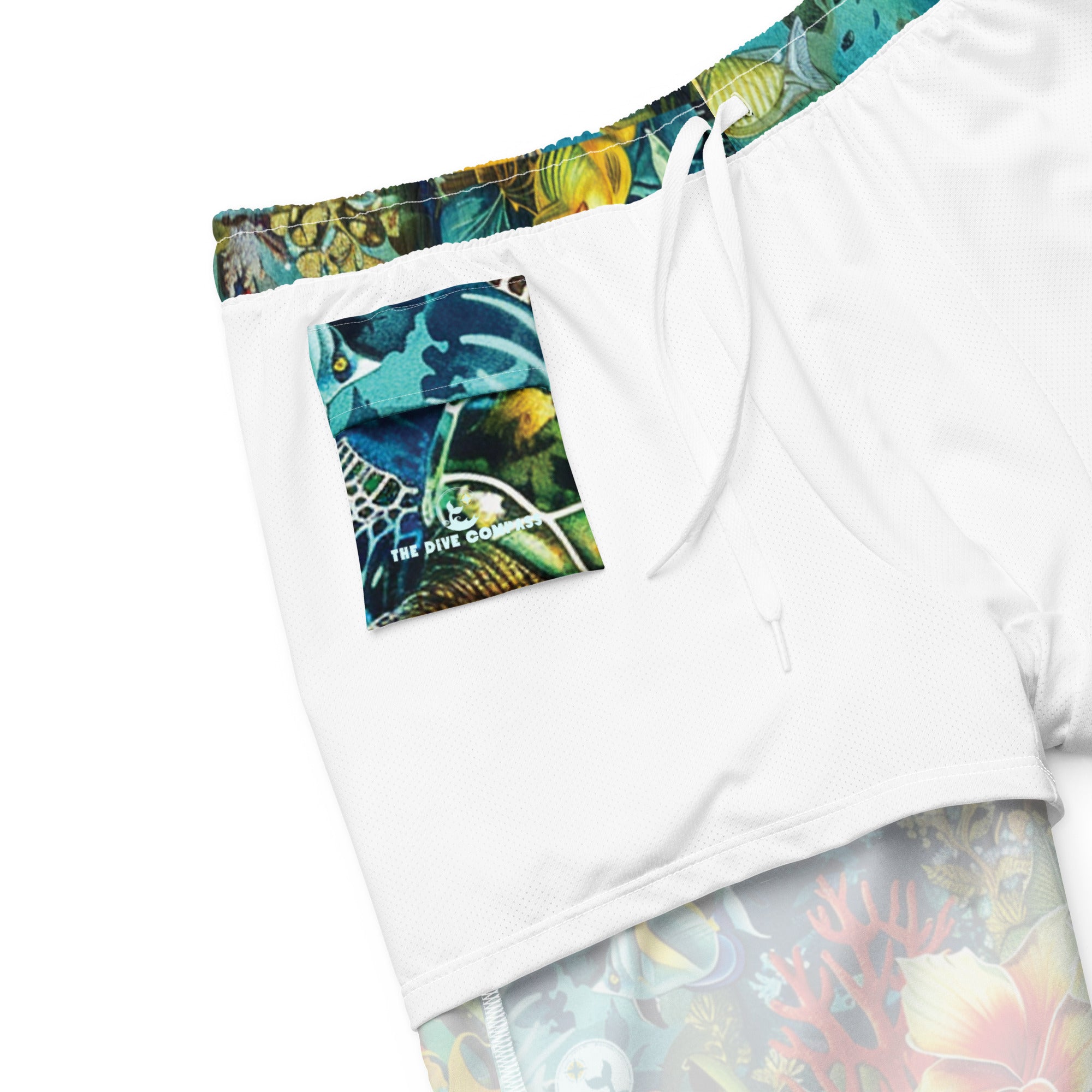 Maldives Swim Trunks – product details – recycled swim trunks designed for divers and tropical ocean travel