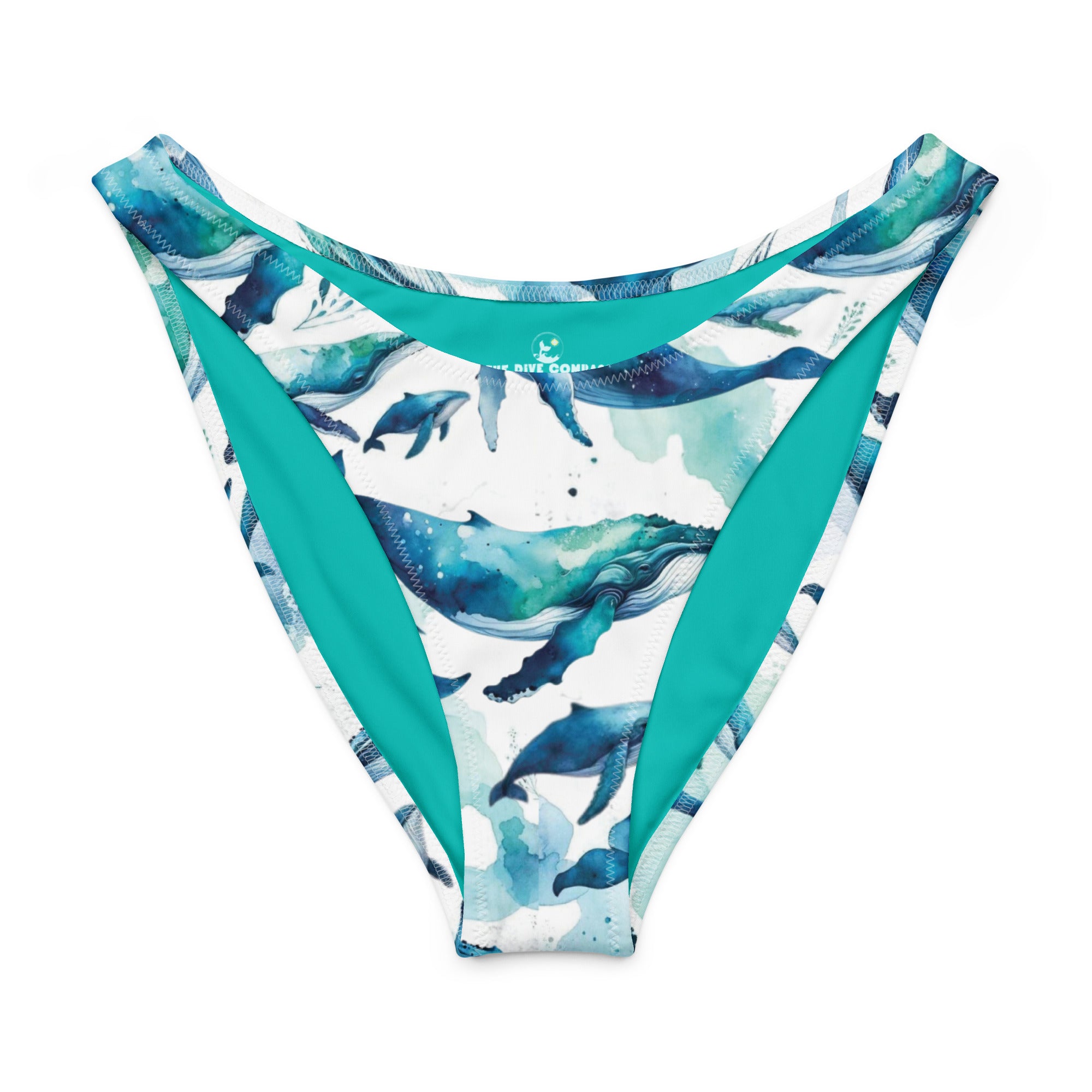 Humpback Dreams Scuba Bikini Bottom - Cheeky – front view – scuba diving swimsuit with UPF 50+ sun protection for tropical reef diving